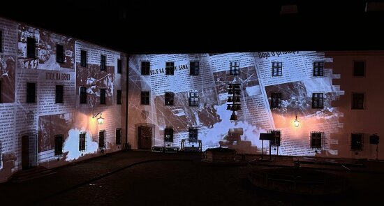 Videomapping: Cesta dějinami města Brna